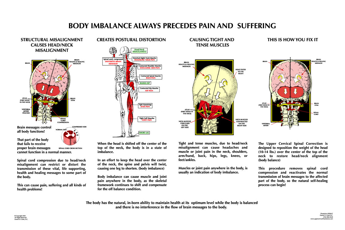 BODY IMBALANCE ALWAYS PRECEDES PAIN AND SUFFERING